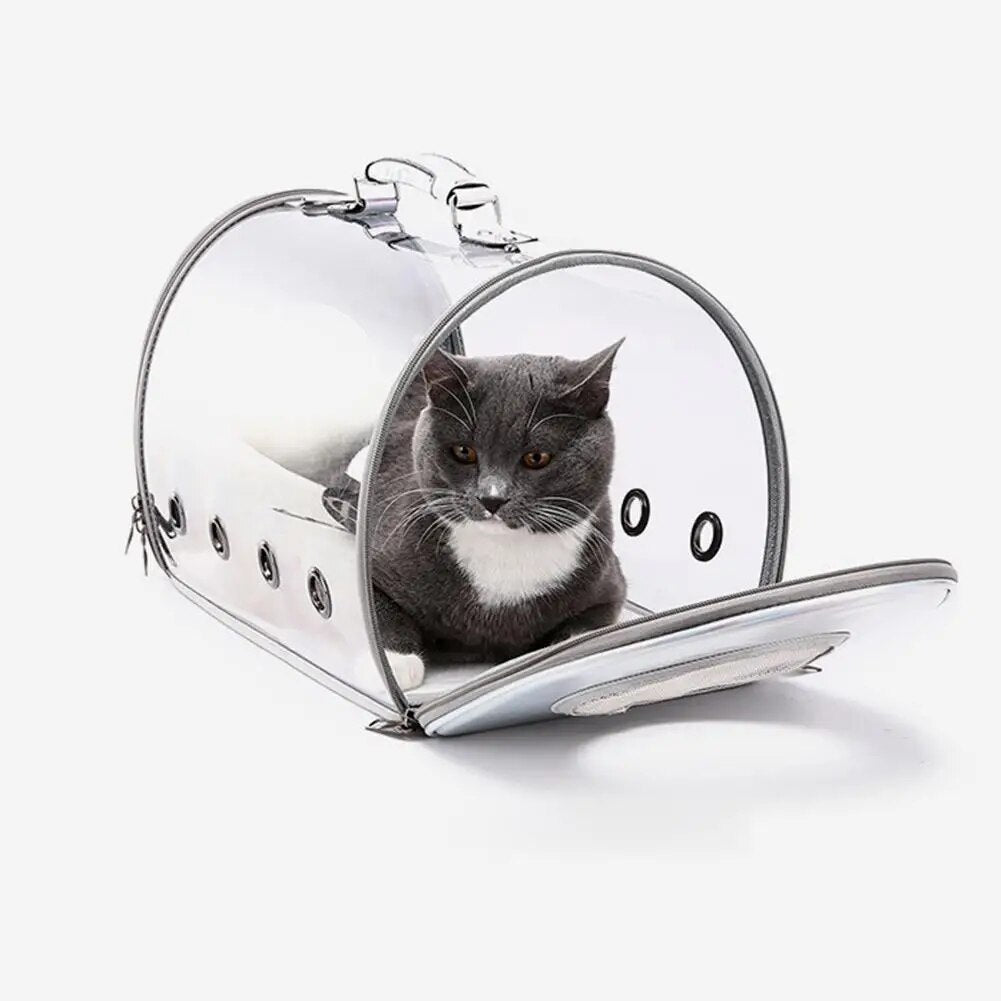 New Pet Carrier Portable Dogs Cat Transparent Cage Backpack Transport Breathable Handbag for Small Animals Dog Kitten Puppies