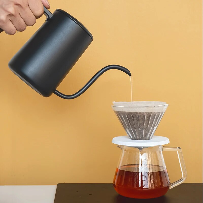 TIMEMORE Pour over Kettle 700ml 6mm spout coffee pot easy make Vertical water flow Ergonomic Handle gooseneck kettle