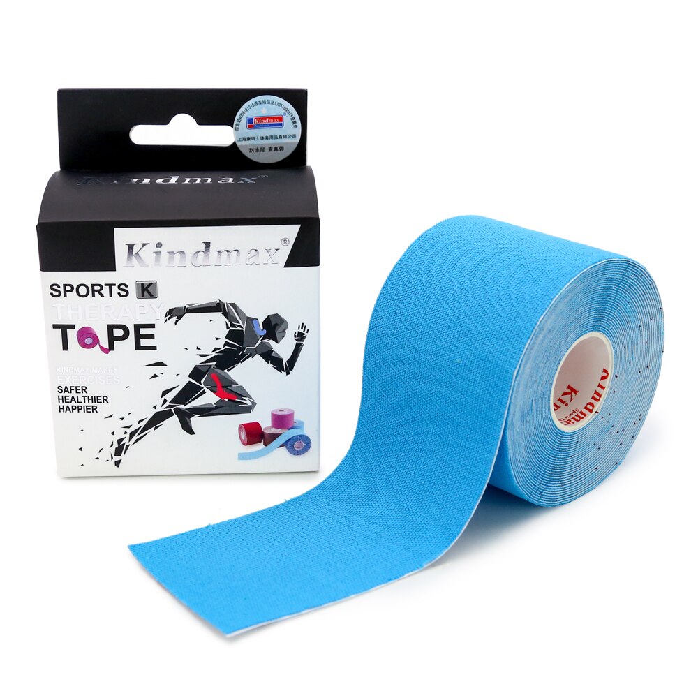 Kindmax 5cm*5m Cotton Kinesiology Tape,Knee Pads for Sport Fitness,Elastic Athletic Bandage for Muscle