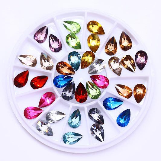 Mixed Color Chameleon Nail Rhinestone Glitter Small Irregular Beads For  Nail Art 3D Decoration Stone In Wheel DIY Tips