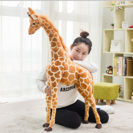 Giant size Giraffe Plush Toys Cute Stuffed Animal Soft Giraffe Doll Birthday Gift Kids Toy