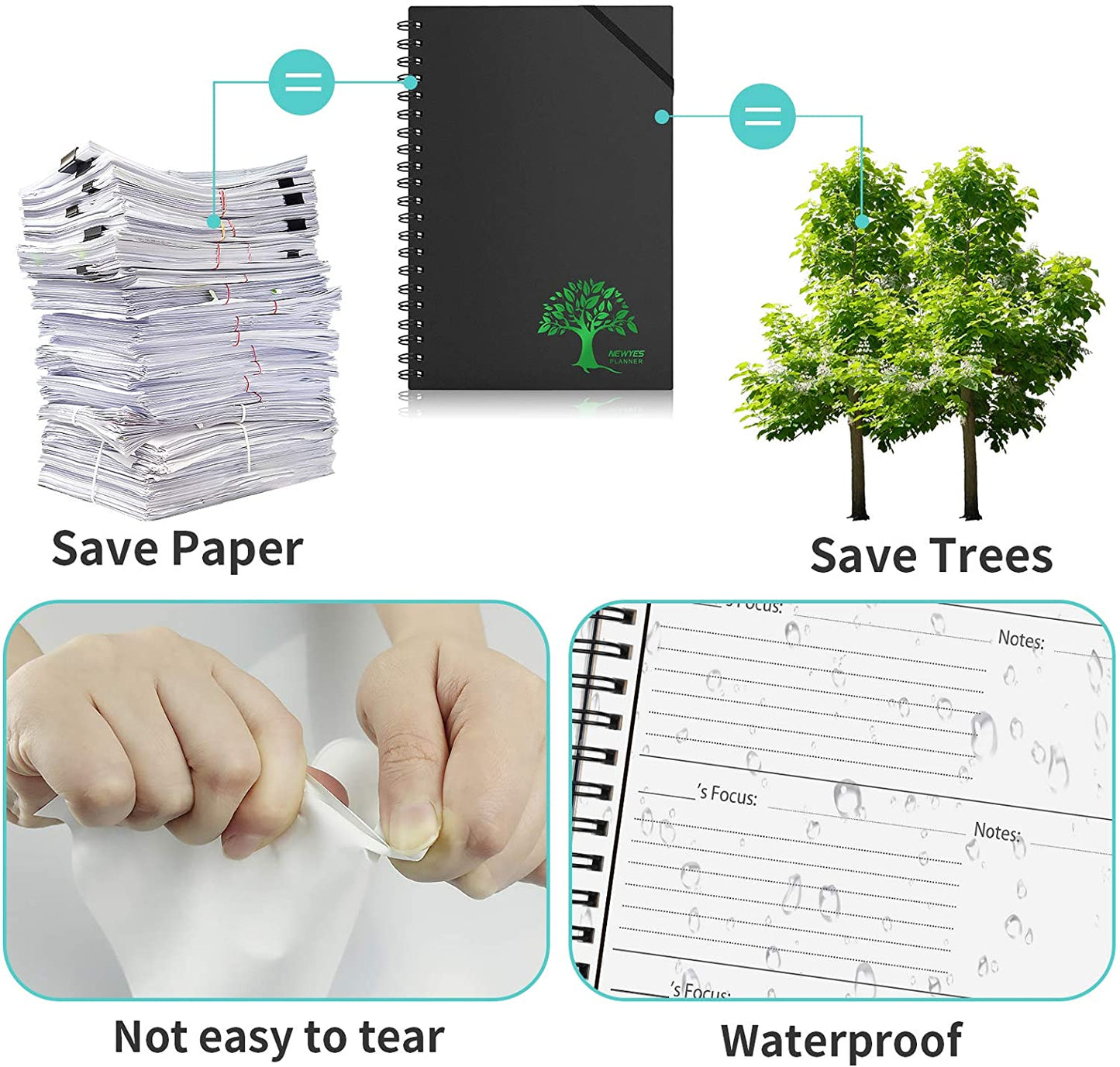 Smart Reusable Notebook A4 Erasable Wirebound Notebook Sketch Pads APP Storage Office Drawing Kids Gift VIP Drop Shipping