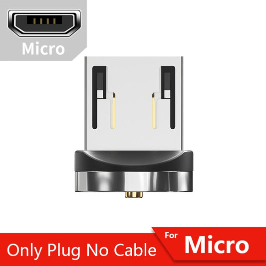 Essager 540 Rotate Magnetic Cable Fast Charging Magnet Charger Micro USB Type C Cable Mobile Phone Wire Cord For iPhone Xiaomi