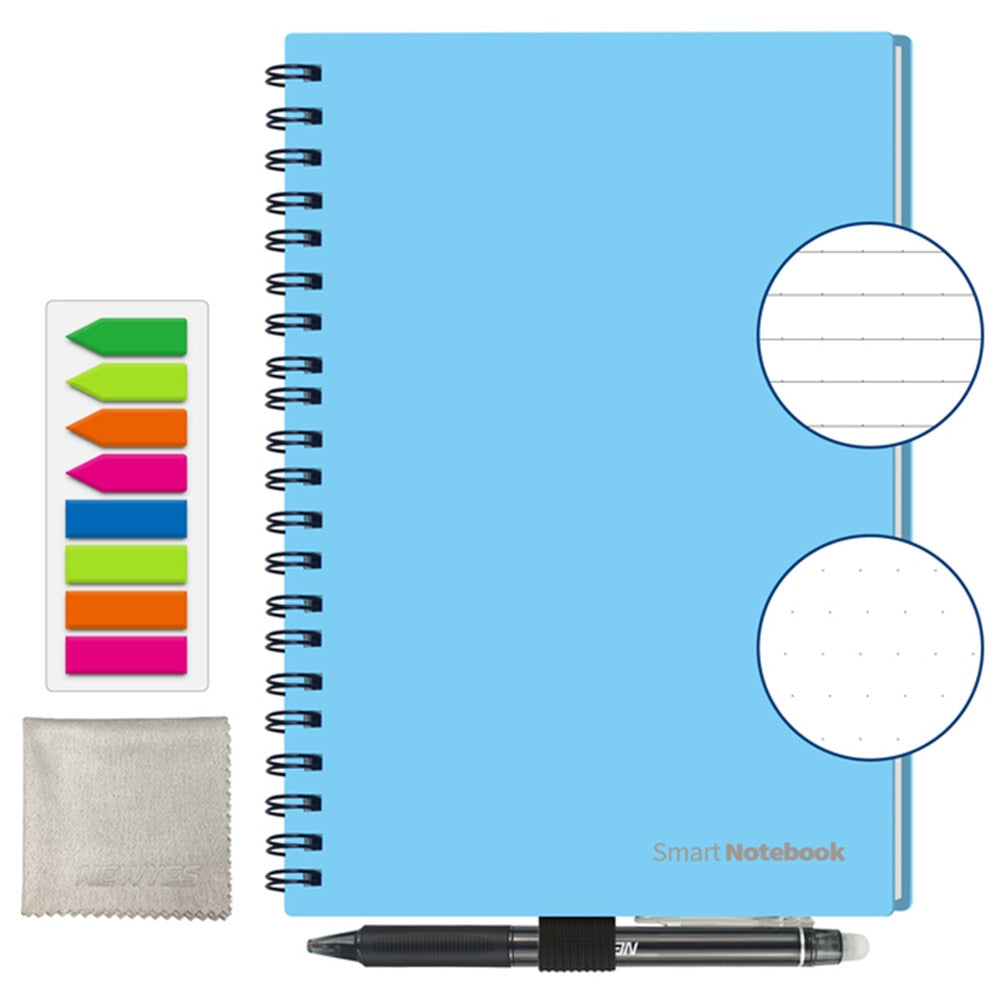 Smart Reusable Notebook A4 Erasable Wirebound Notebook Sketch Pads APP Storage Office Drawing Kids Gift VIP Drop Shipping