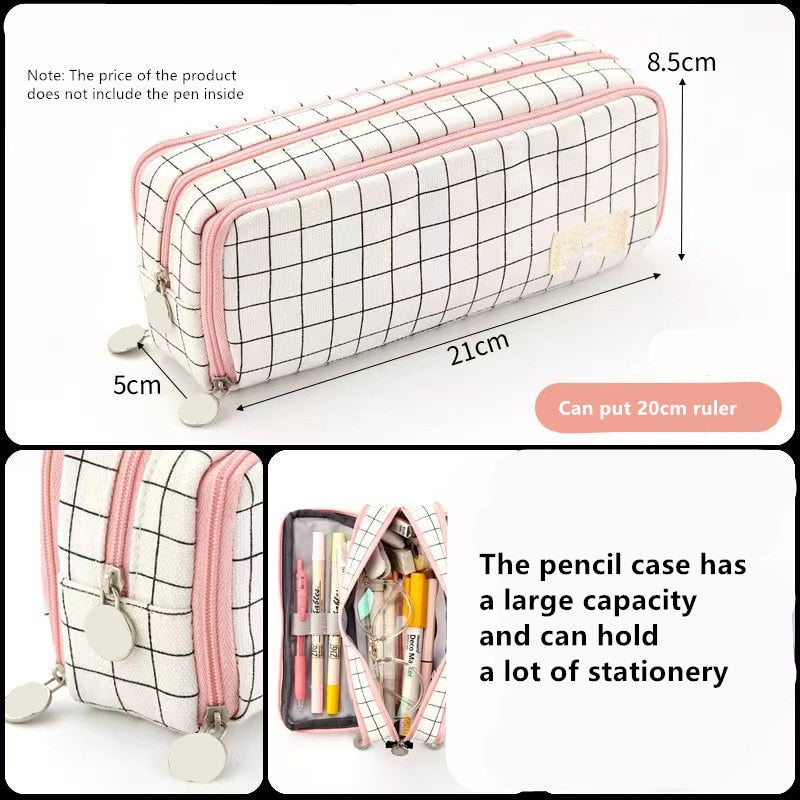 Large Capacity Pencil Case School Multifunction Pen Case Pencil Cases Bags Pencils Pouch Students Education Stationery Supplies