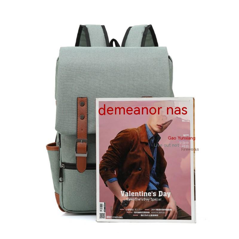 New Personalized Retro Men and Women Outdoor Canvas Large Travel Backpack Fashion Backpack