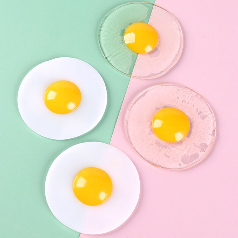 Squeezing Poached Egg Kneading Toy Lovely Relieve Stress Toys Omelette Anti-Stress Adults Kids Healing Toy Fidget Toys