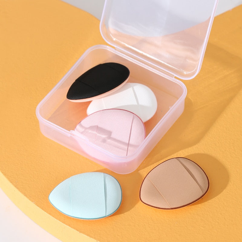 5/10/20 Pcs Mini Finger Puff Foundation Powder Detail Makeup Sponge Face Concealer Cream Blend Cosmetic Accessories Makeup Tools