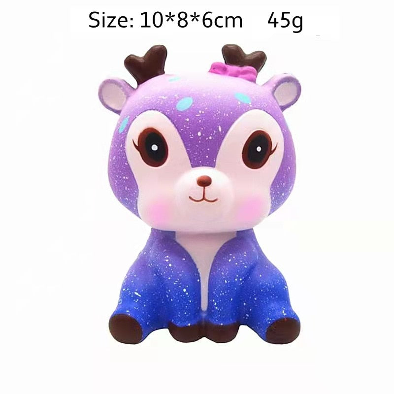 Jumbo Squishy Kawaii Animal Unicorn Cake Deer Panda Squishies Slow Rising Stress Ball fidget toys Squeeze food Toys for Kids