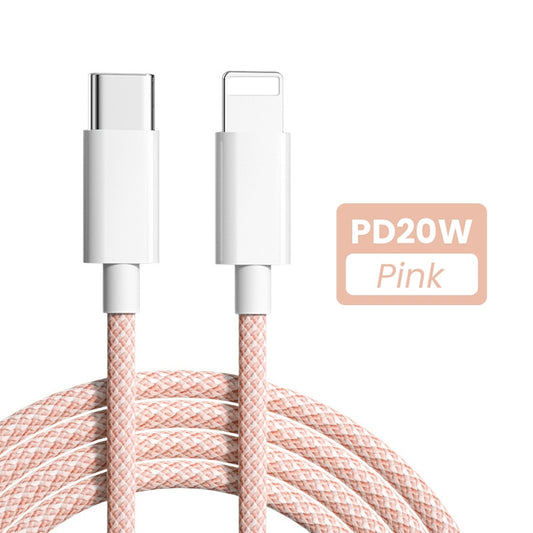 20W PD USB C Cable for iPhone 14 13 12 Pro Max Fast Charging USB C Cable for iPhone 12 Mini Pro Max Data USB Type C Cable 1/2M