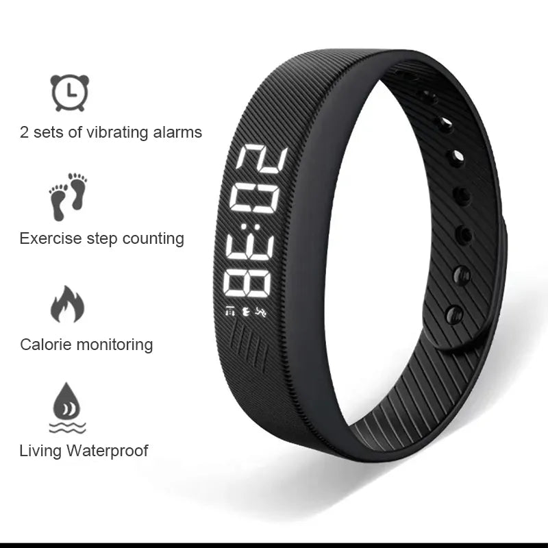 Smart Watch Sports Bracelet Smart Bracelet With Vibrating Alarm Clock Running Step Counting Bracelet for Male and Female Student