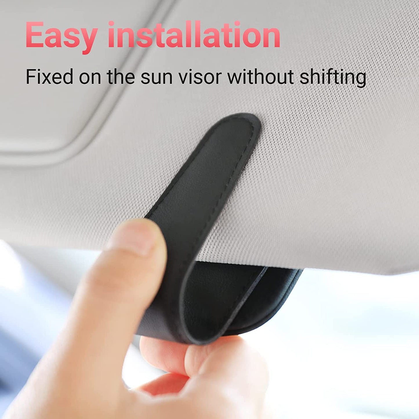 Universal Car Auto Sun Visor Glasses Box Sunglasses Clip Card Ticket Holder Stand Fastener Pen Case Eyeglasses Car Accessories