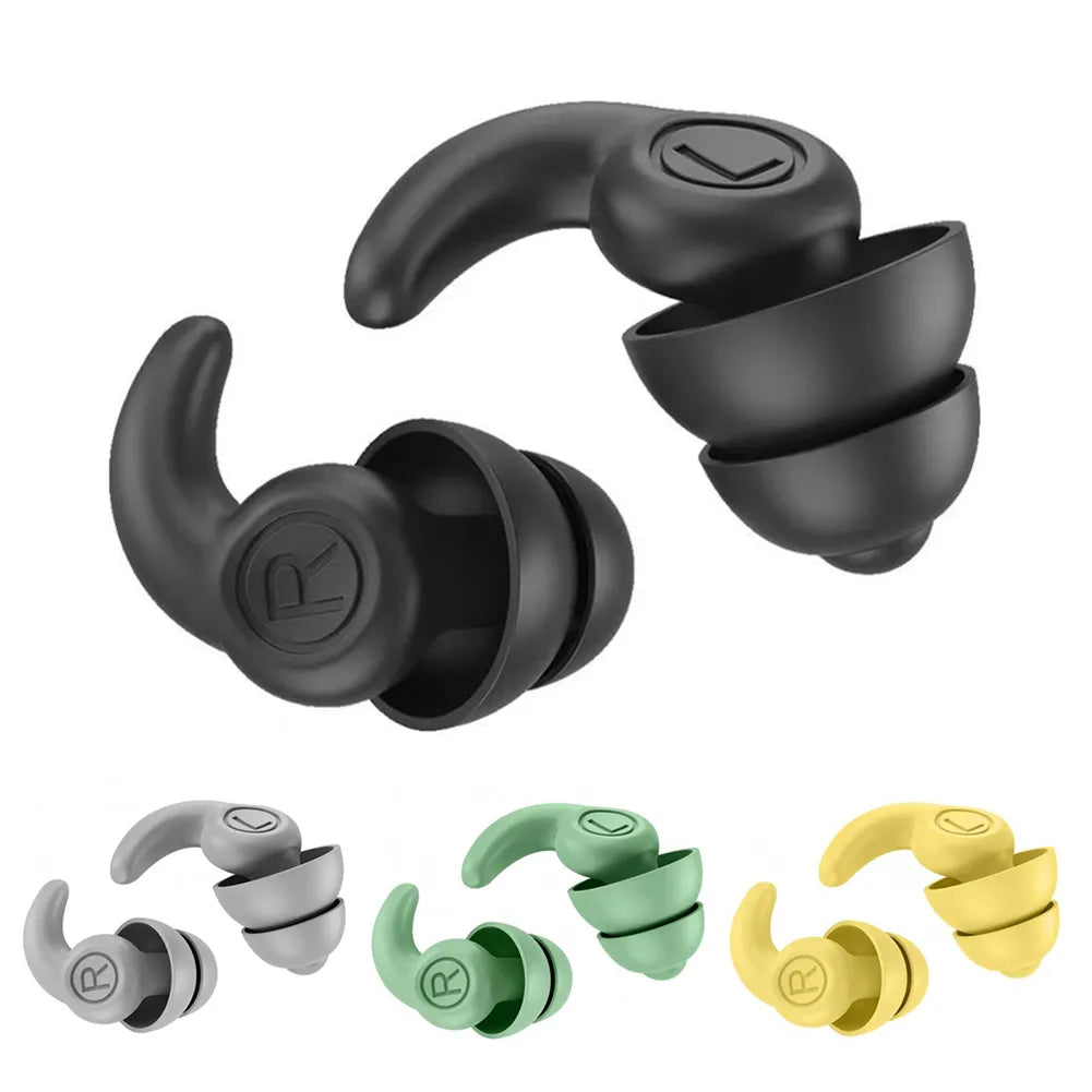 Anti Noise Silicone Earplugs Waterproof Swimming Ear Plugs For Sleeping Diving Surf Soft Comfort Natation Swimming Ear Protector