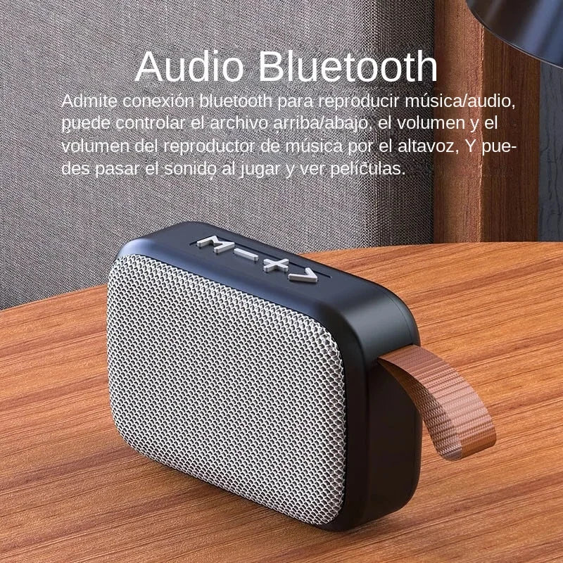 Portable Mini Fabric Strip Bluetooth Speaker Long Battery Lifesound Wireless Audio Support TF Card for Mobile Phone Universal