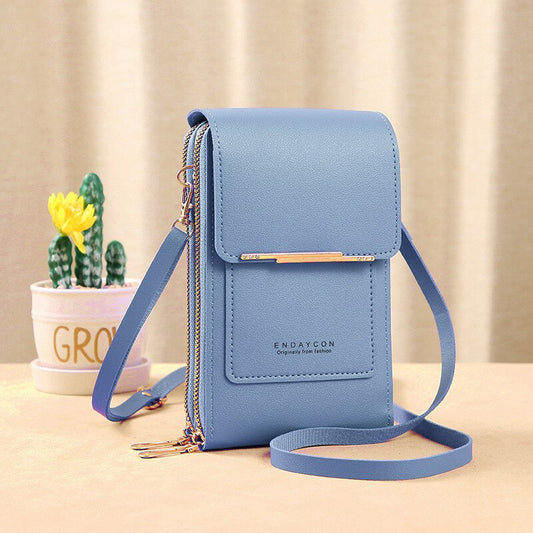 Women Crossbody Shoulder Bags Small mini PU Leather Female Cell Phone Pocket  Ladies Purse Card Clutches Wallet Messenger Girls