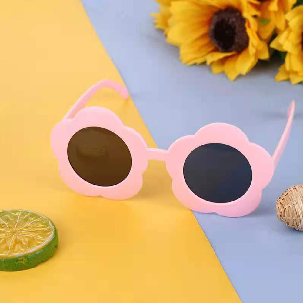 2023 Fashion Heart Frame Children Sunglasses Cute Girls Boys Kids Sun Glasses UV375 Protection Small Eyewear Baby De Sol Gafas