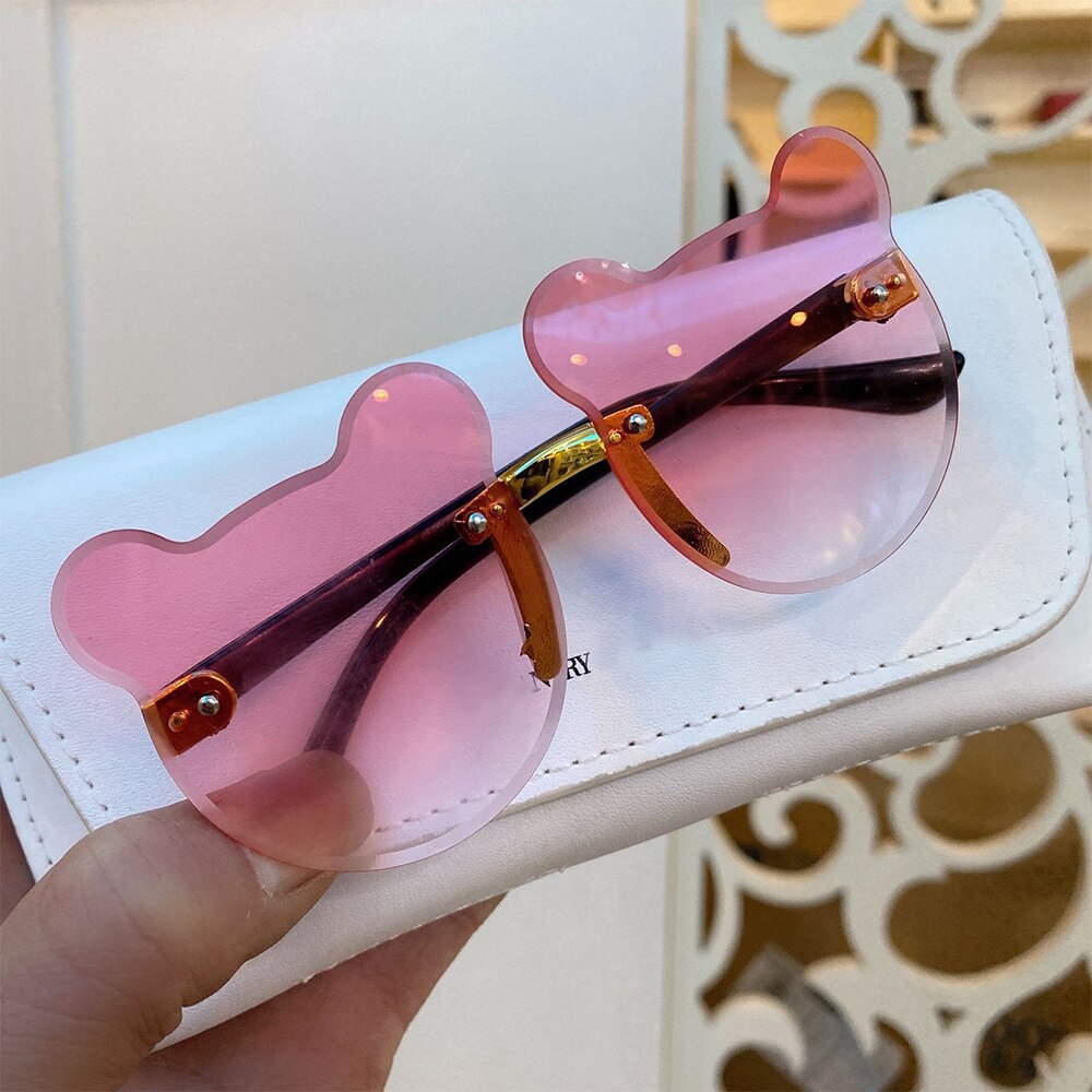 2023 Fashion Heart Frame Children Sunglasses Cute Girls Boys Kids Sun Glasses UV375 Protection Small Eyewear Baby De Sol Gafas