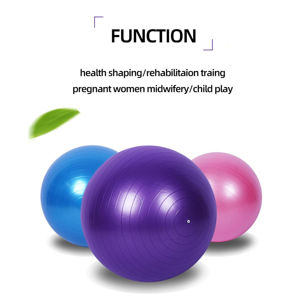 Pvc Fitness Ballen Yoga Bal Verdikte Explosieveilige Oefening Home Gym Pilates Apparatuur Balance Ball 45Cm/55cm/65Cm/75Cm/85Cm