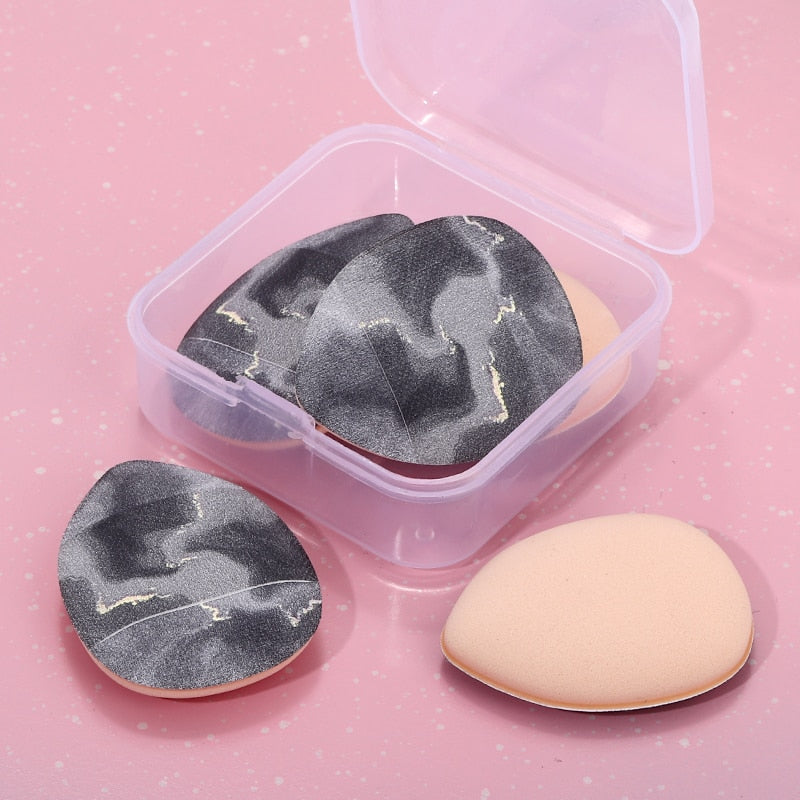 5/10/20 Pcs Mini Finger Puff Foundation Powder Detail Makeup Sponge Face Concealer Cream Blend Cosmetic Accessories Makeup Tools