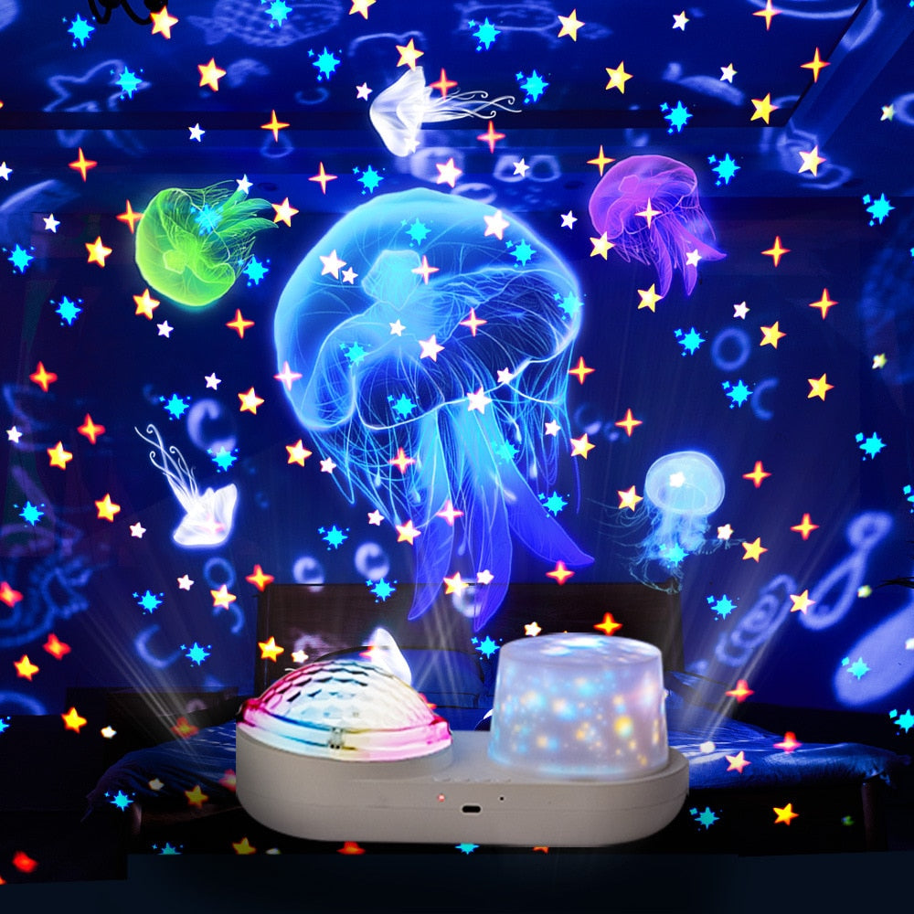 Children's Constellation Galactic Projection light Ocean Starry projector small night light 360 degree rotation Nebula starry li