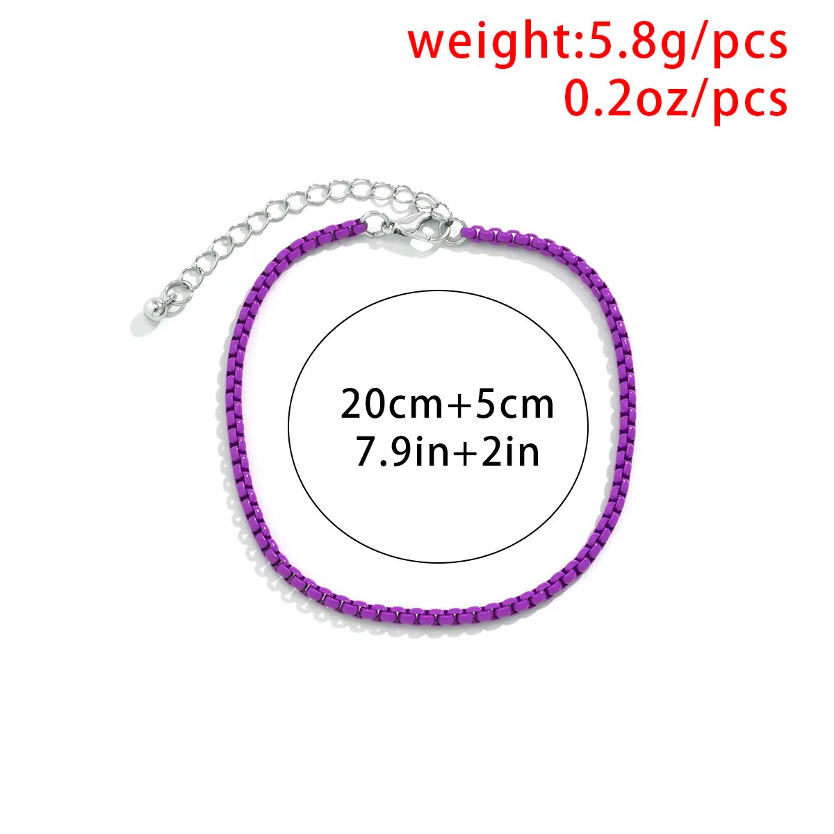 9 Colors Unique Adjustable Iron Chain Anklet Bracelet for Women Summer Beach Thin Chain Ankle Barefoot Y2K Female Foot Jewelry