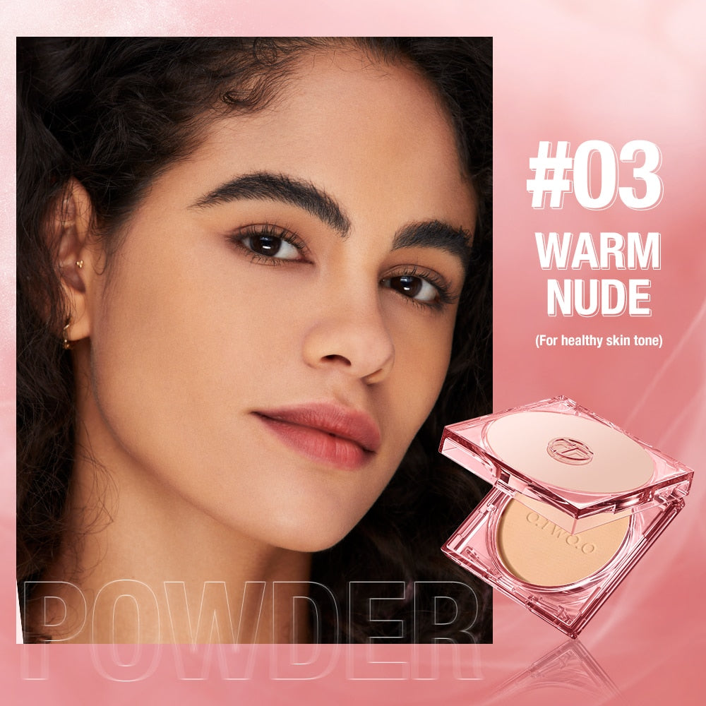 O.TWO.O Face Powder Oil-control 24 Hours SPF 30 PA+++ Long Lasting Waterproof Matte Face Makeup Cosmetic Setting Compact Powder