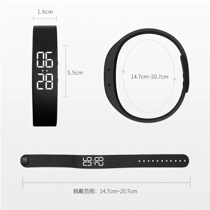 Smart Watch Sports Bracelet Smart Bracelet With Vibrating Alarm Clock Running Step Counting Bracelet for Male and Female Student