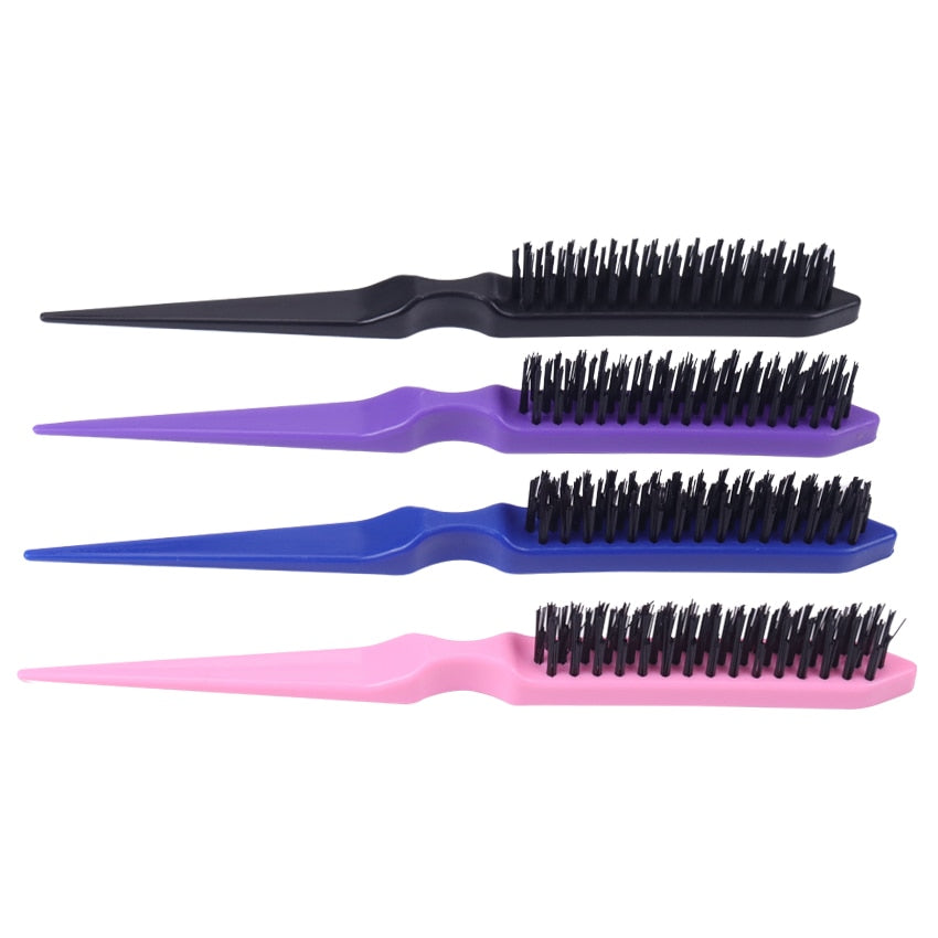 2PCS Fluffy Design Hairdressing Fixation Comb Effortless Styling And Hair Care Professional Essential Hair Brush Comb