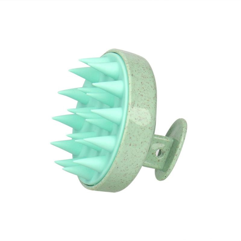 Plastic Silicone Massage Comb  Clean The Scalp Thoroughly Scalp Massage Easy Foaming Head Massage Brush Shampoo Brush Bath Comb