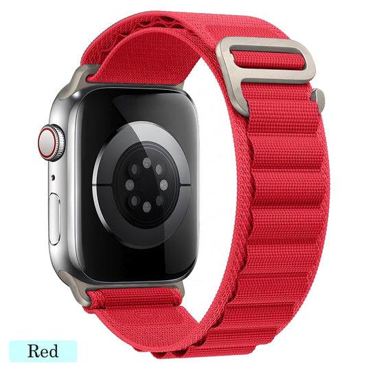 Alpine Loop Band for Apple Watch Strap 49mm 45mm 41mm 44mm 40mm 42mm 38mm 40 44 45mm Bracelet iWatch Ultra Series 7 6 5 4 3 SE 8