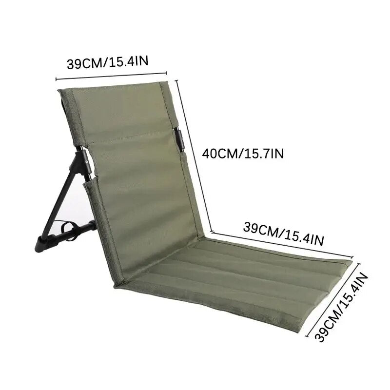 Ultra-Light Folding Chair for Camping, Beach, and Road Trips - Durable Aluminum Alloy, Portable and Comfortable