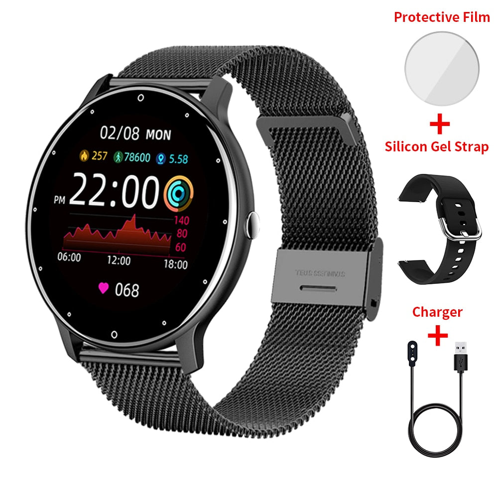 CanMixs 2022 Smart Watch women Heart Rate Blood Pressure Sport Watch for Men Woman Waterproof Fitness Smartwatch