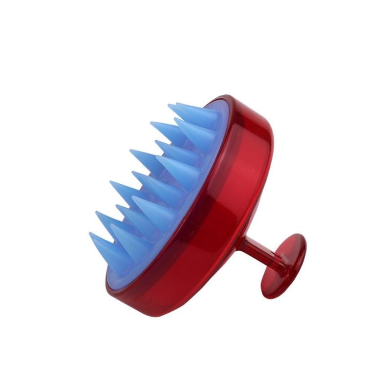 Plastic Silicone Massage Comb  Clean The Scalp Thoroughly Scalp Massage Easy Foaming Head Massage Brush Shampoo Brush Bath Comb