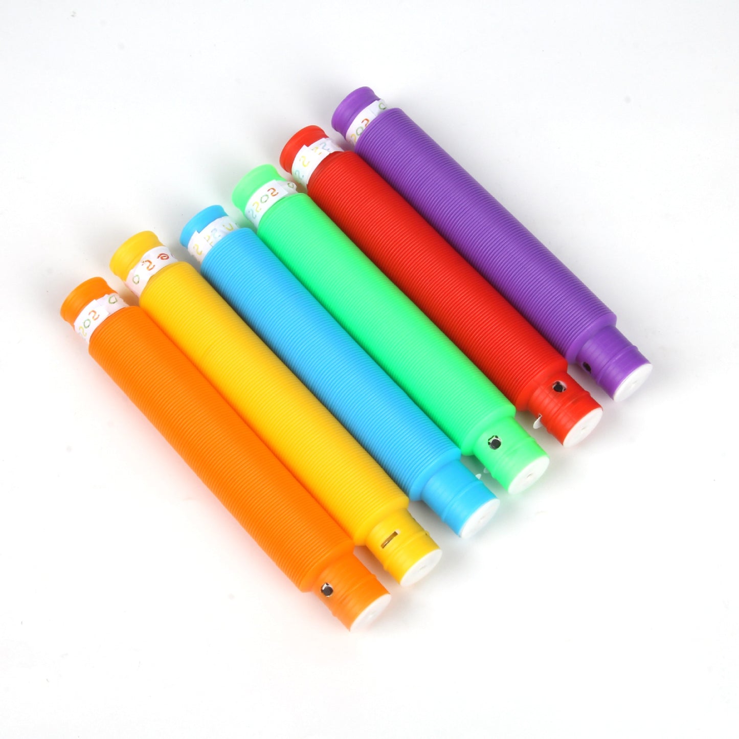 6 Pack Tubes Party Favors for Kids Sensory Toys Toddlers LED Light Up Fidget Glow Sticks Glow in The Dark Party Supplies