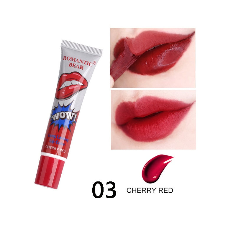 6pcs/Set Color Peel Off Liquid Lipstick Waterproof Long Lasting Lip Gloss Lint Mask Makeup Matte Lipgloss Lipsticks Cosmetic