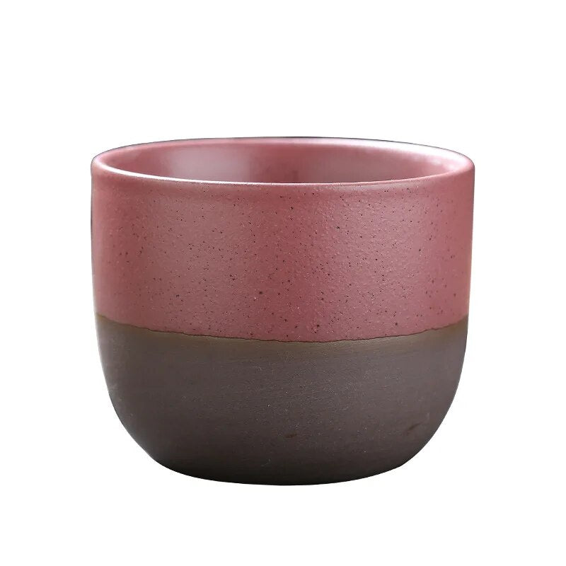 Japanese Style Ceramic Coffee Cup Porcelain Personal Single Pottery Tea Cups Drinkware Wine Mug Water Mugs Gift Wholesale 120ml