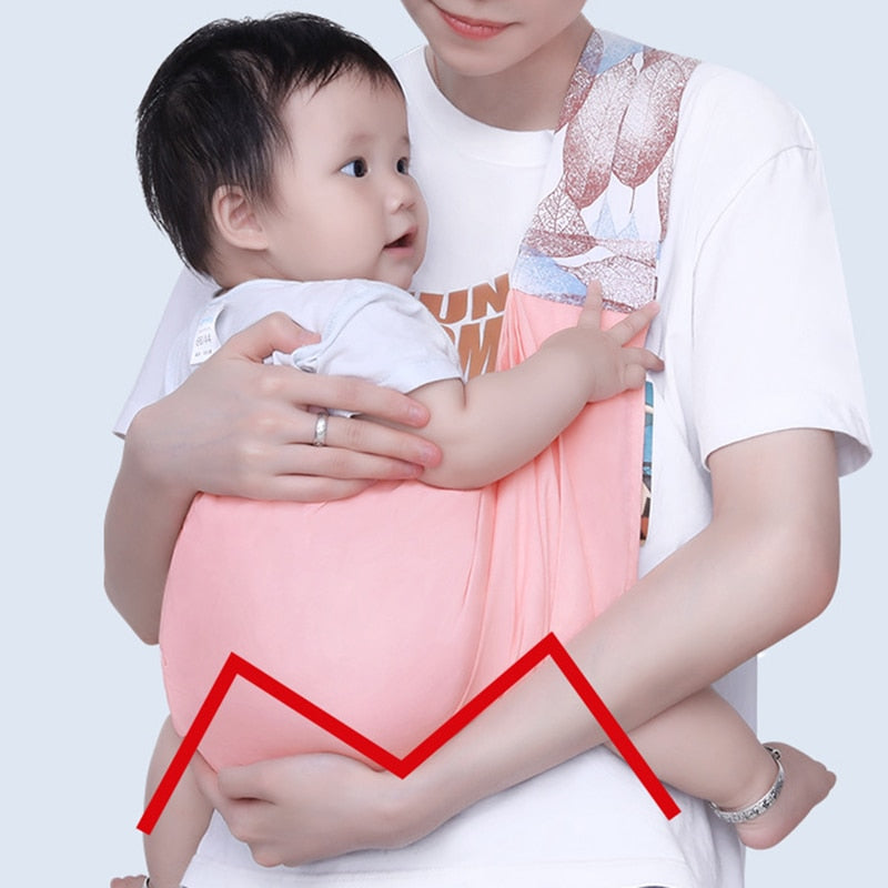 Adjustable Baby sling Wrap Baby Carrier Soft wrap Sling for Newborns Baby Carrier Scarf Toddler baby Sling Wrap Suspenders