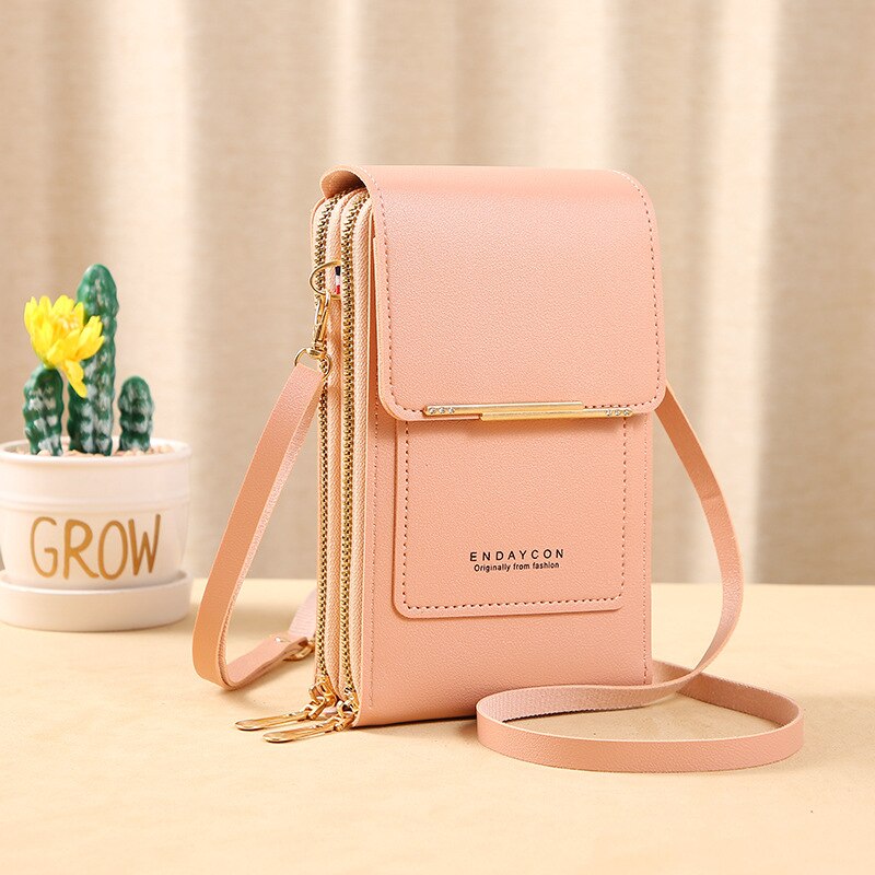 Women Crossbody Shoulder Bags Small mini PU Leather Female Cell Phone Pocket  Ladies Purse Card Clutches Wallet Messenger Girls