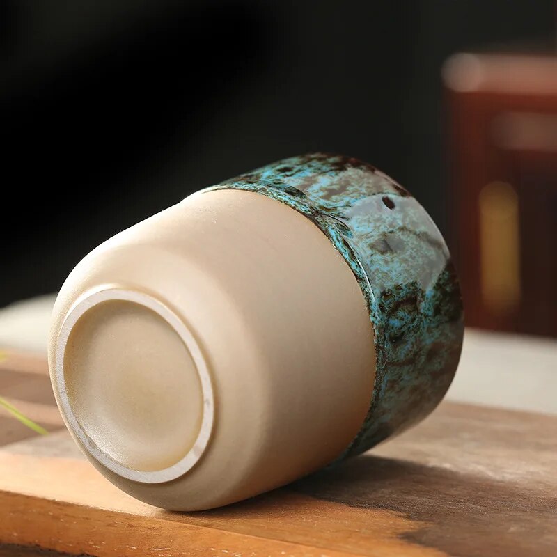 Ceramic Cup Coffee Porcelain Cups Pottery Mugs Pottery Tea Mug Drinking Water Teacup Kiln Changing Cup Wholesale 150ml