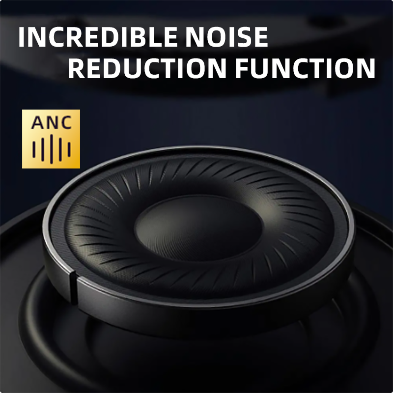 New Original Q8 Surround Wireless bluetooth V5.3 Headphone ANC Hybrid Active Noise Cancelling Hi-Res Sound Foldable Earphone 30H