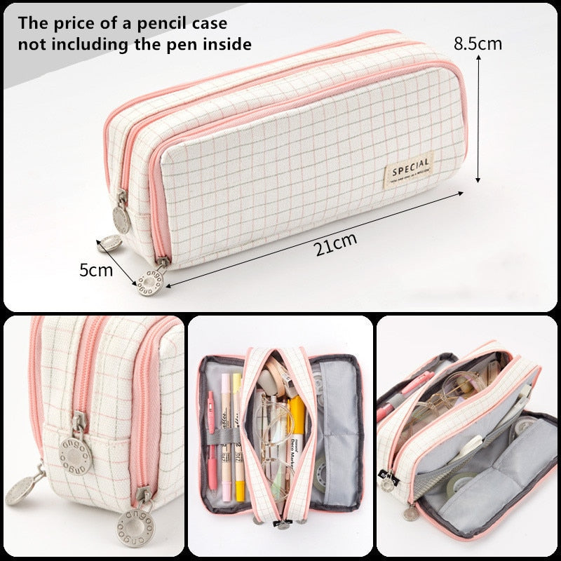 Large Capacity Pencil Case School Multifunction Pen Case Pencil Cases Bags Pencils Pouch Students Education Stationery Supplies