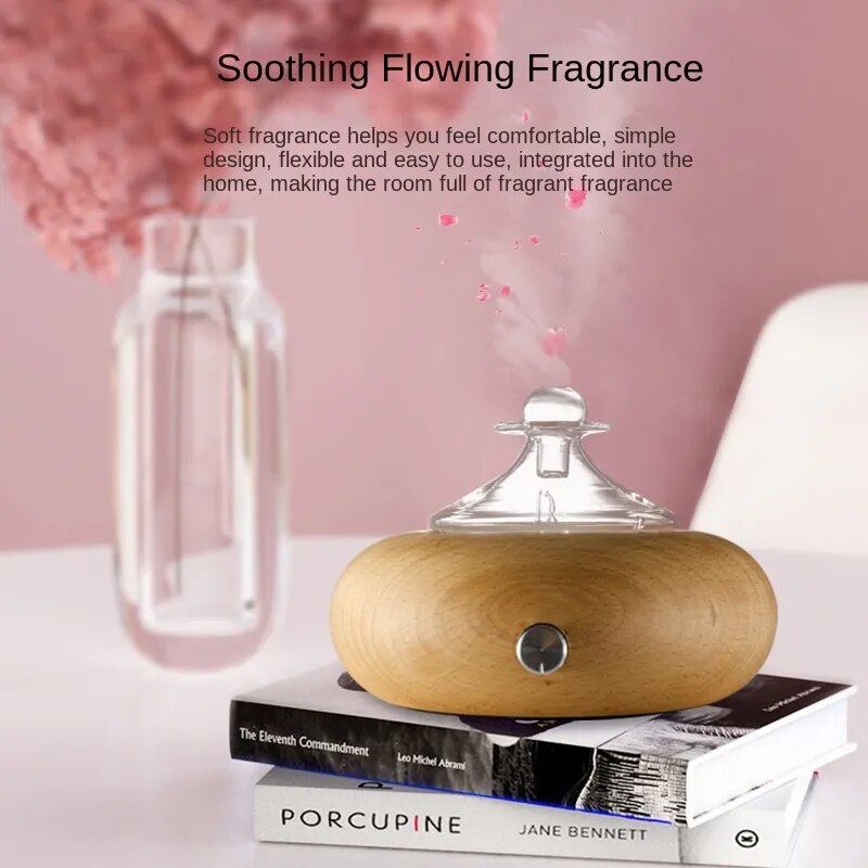 Upgrade Home Aromatherapy Pure Essential Oil Fragrance Machine Cold Aromatherapy Diffuser with Colorful LED Lights