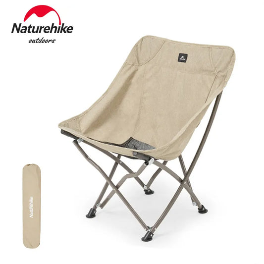 Naturehike Portable Folding Camping Chair Outdoor Moon Chair Collapsible Foot Stool For Hiking Picnic Fishing Chairs Seat Tools