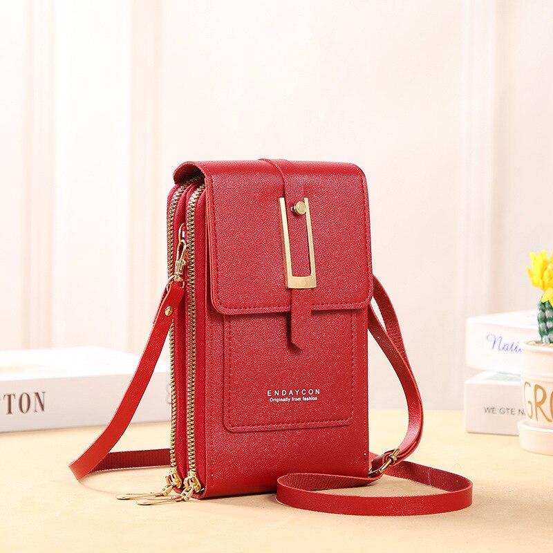 Women Crossbody Shoulder Bags Small mini PU Leather Female Cell Phone Pocket  Ladies Purse Card Clutches Wallet Messenger Girls