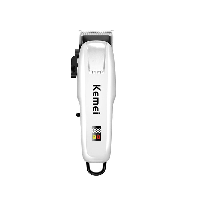 kemei hair trimmer KM-809A USB rechargeable hair clipper haircut machine oilhead clipper engraving hair carving barber clipper