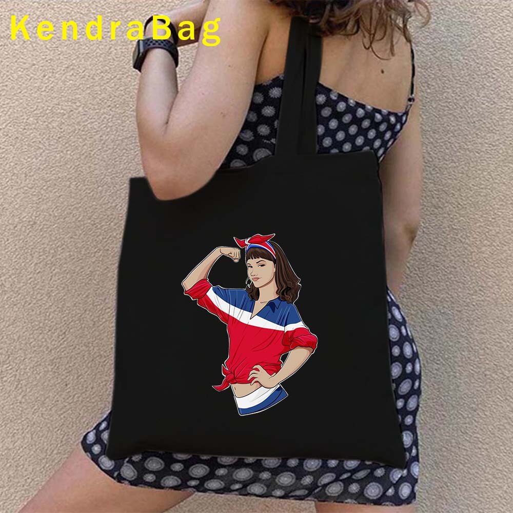 Vintage Arms of Costa Rica Country Map Flag San Jose Girl Soccer Gift Sunset Love Heart Shopper Canvas Tote Bag Shopping Handbag