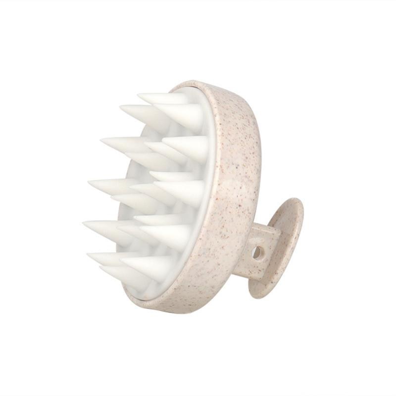 Plastic Silicone Massage Comb  Clean The Scalp Thoroughly Scalp Massage Easy Foaming Head Massage Brush Shampoo Brush Bath Comb