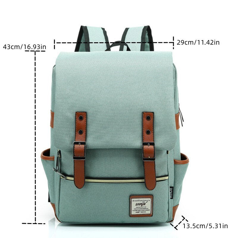 New Personalized Retro Men and Women Outdoor Canvas Large Travel Backpack Fashion Backpack