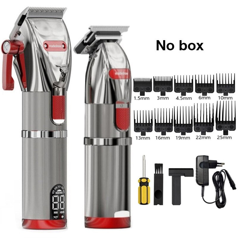 Madeshow M6 Haircut Machine Professional Hair Cutter Hair Trimmer For Man All Metal Haircutting Machine Hair Clipper for Barbers