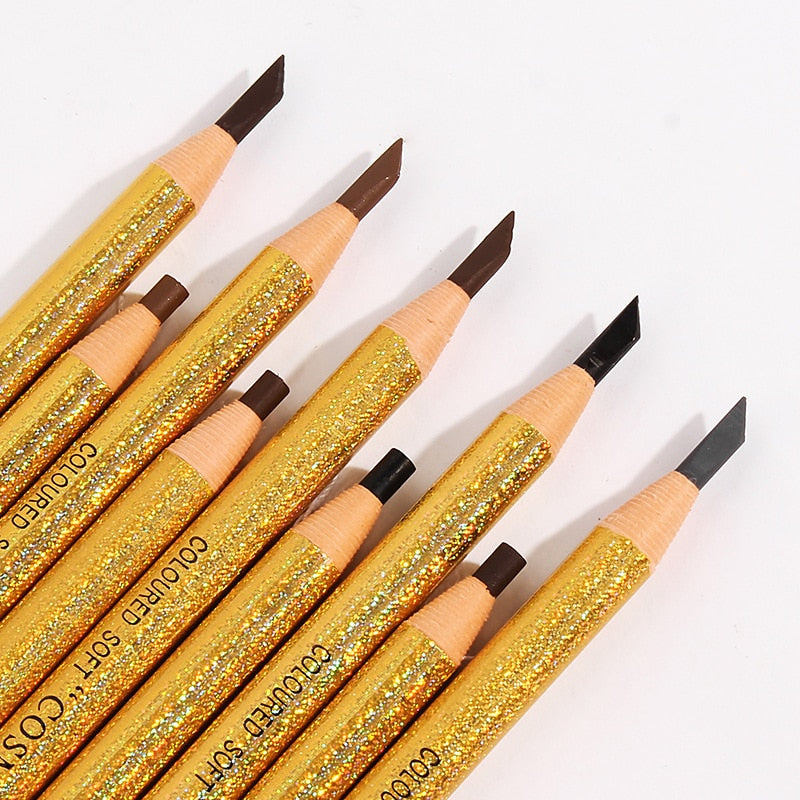 This one-piece waterproof eyebrow pencil is for creating natural-looking, defined brows